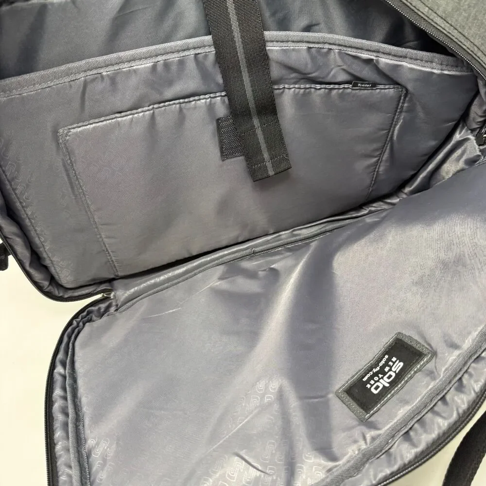 Solo New York Duane Hybrid Briefcase Backpack travel school bag